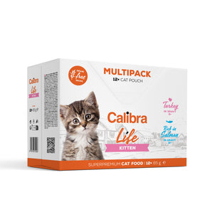 Calibra Cat Life Pouch Kitten Multipack 12x85g