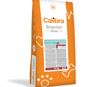 Calibra Dog Breeder Junior Small & Medium Fresh Beef 20kg